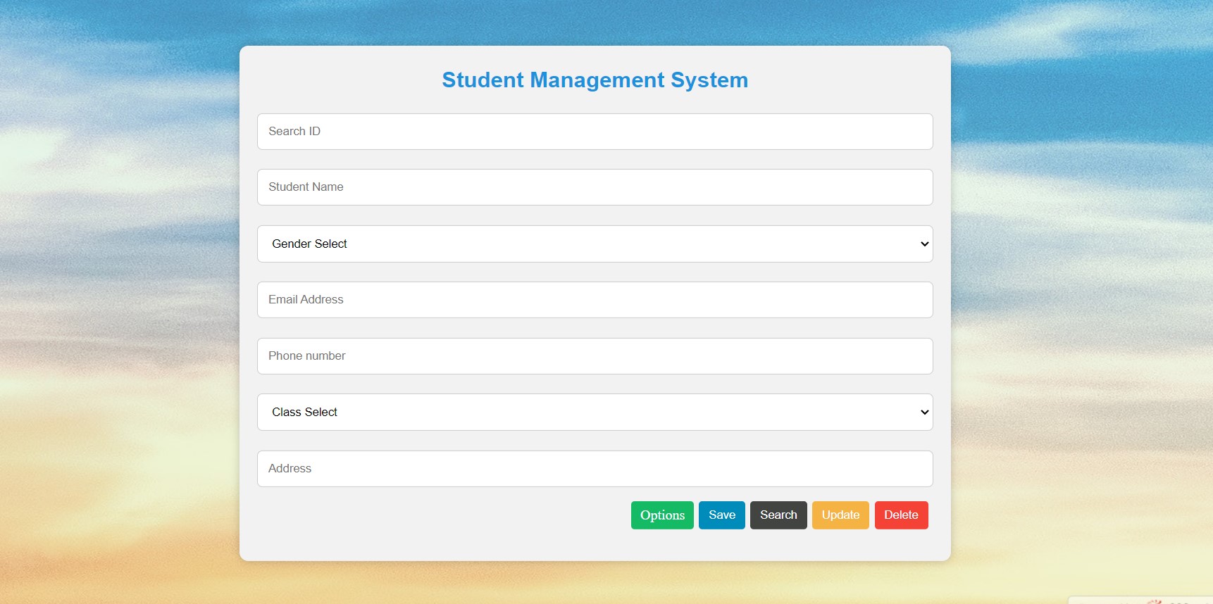 student management system